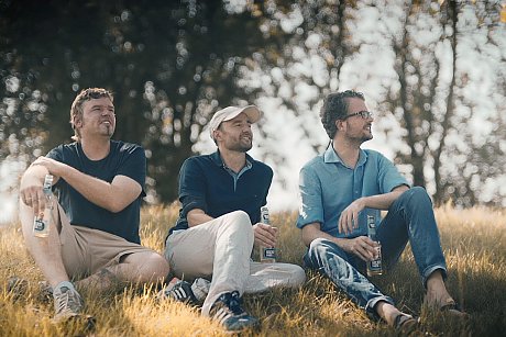 Die drei Gründer der Heldenpause im Grünen